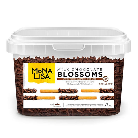 MONA LISA Milk Chocolate Blossom Curls 1kg