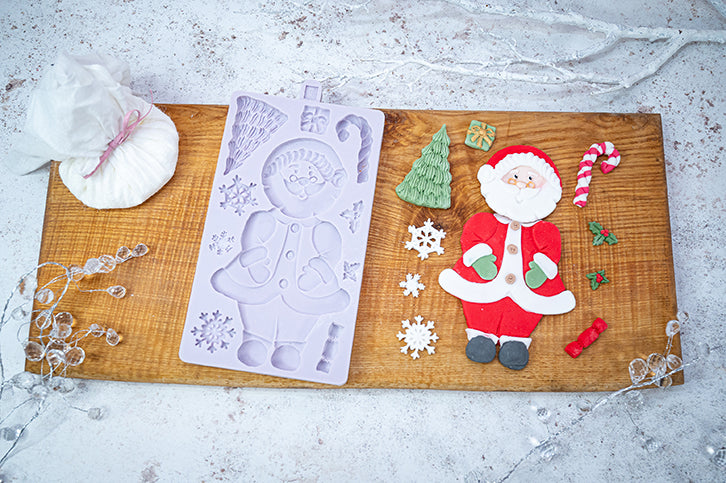 Mr Claus Silicone Mould