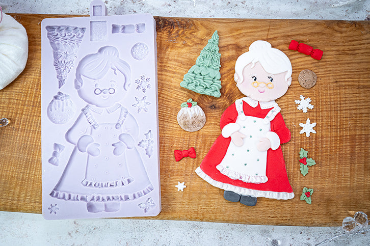 Mrs Claus Silicone Mould