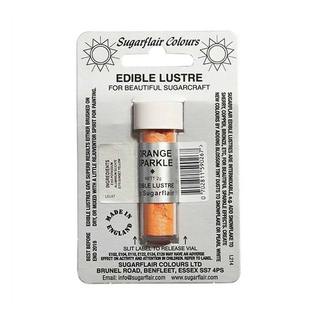 SUGARFLAIR - Edible Lustre Dusting Colours 2g (36 Colours)