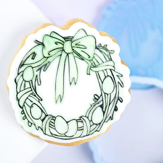 OUTboss STAMP N CUT - Easter Wreath