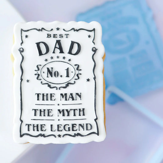 Sweet  Stamp - OUTboss STAMP N CUT - Vintage Best Dad