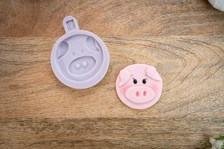 Pig - Farm Faces Silicone Mould