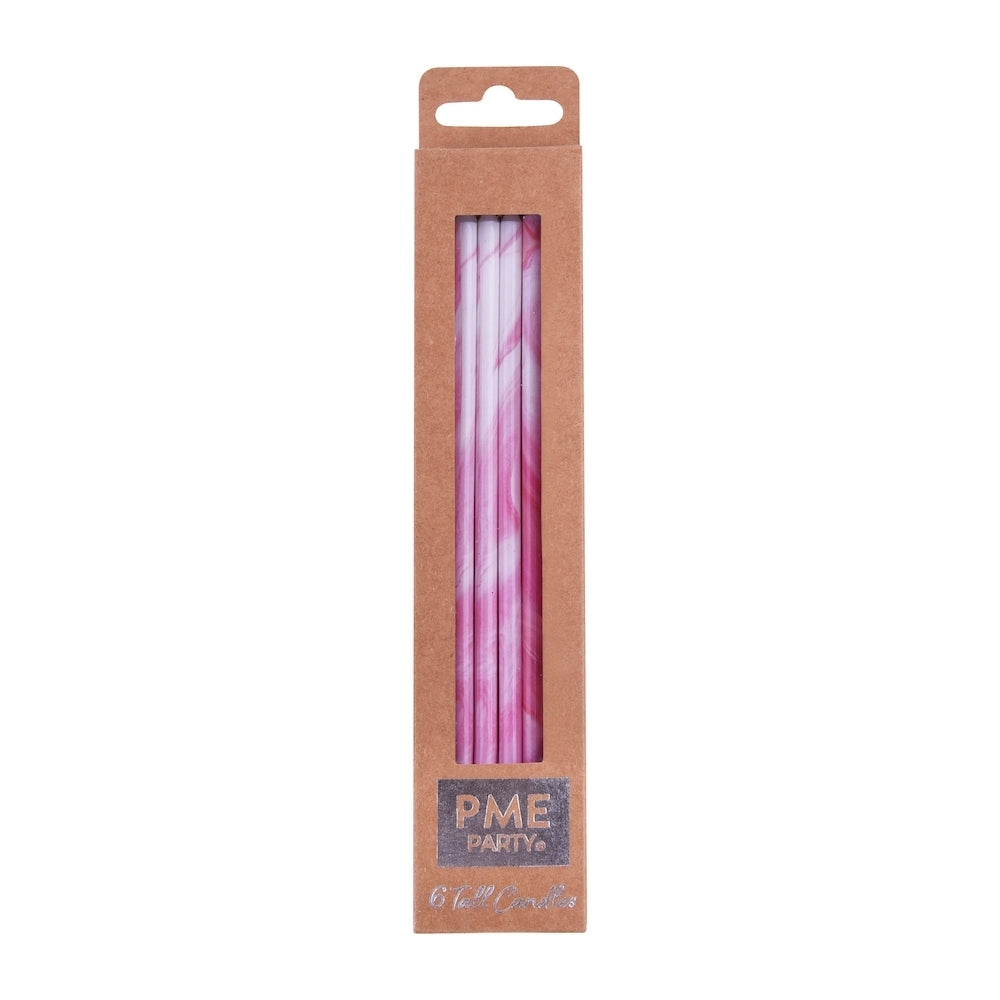 PME - (6 Colours) Glitter - 18cm Extra Tall Candles