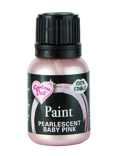 Rainbow Dust: Edible paint - Pearlescent Baby Pink