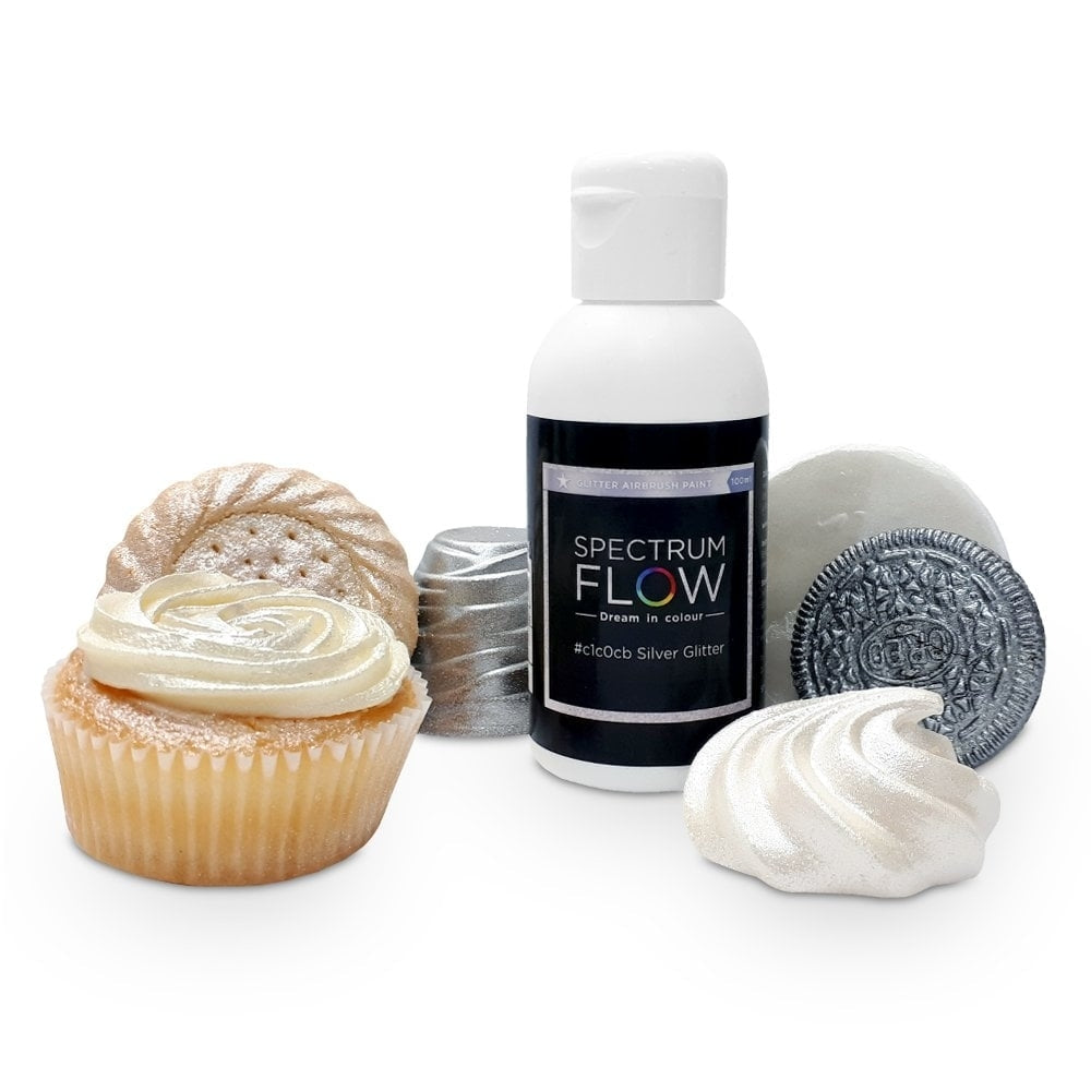 SPECTRUM FLOW - Glitter Airbrush Paint For Chocolate And Sugarpaste 100ml