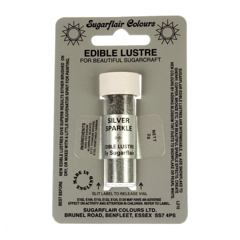 SUGARFLAIR - Edible Lustre Dusting Colours 2g (36 Colours)