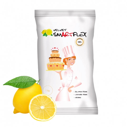 SMARTFLEX - White Velvet Lemon Flavoured Sugarpaste