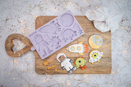 Space Cookie Silicone Mould