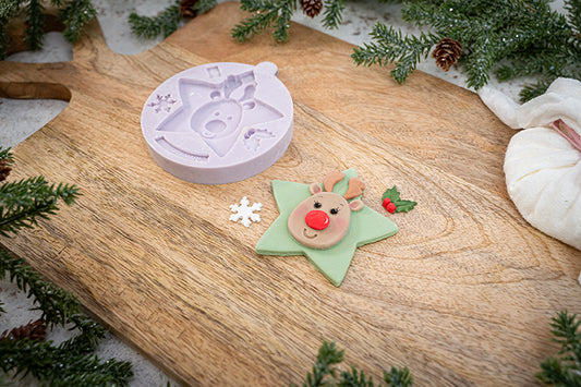 Star Reindeer Silicone Mould