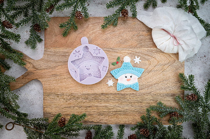 Star Snowman Silicone Mould