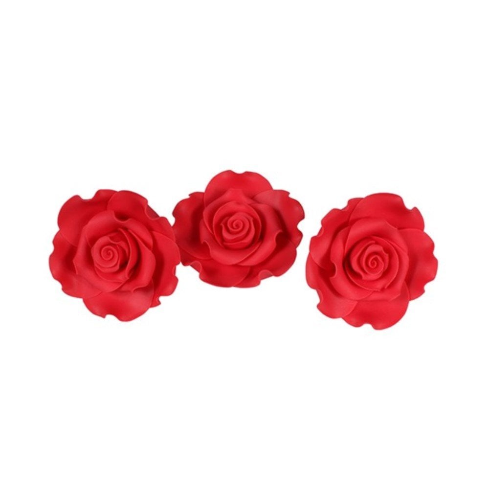 CULPITT Edible SugarSoft Rose Toppers x 20 - 38mm