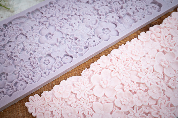 Sugar Flower Border Silicone Mould