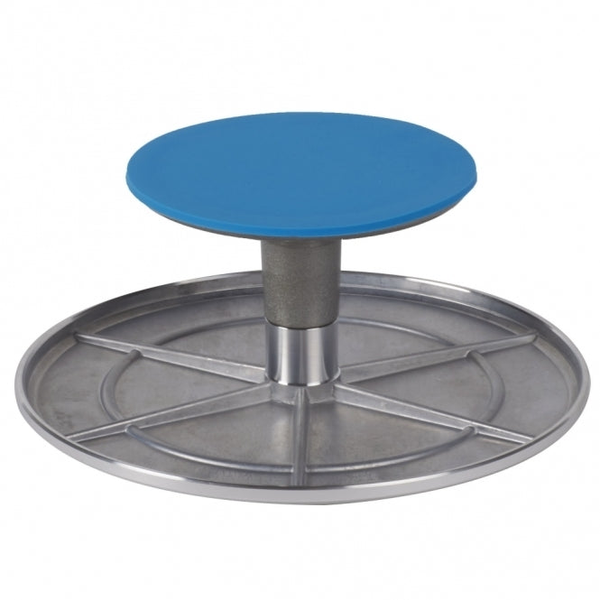 Tall 12" Round Stainless Steel Turntable