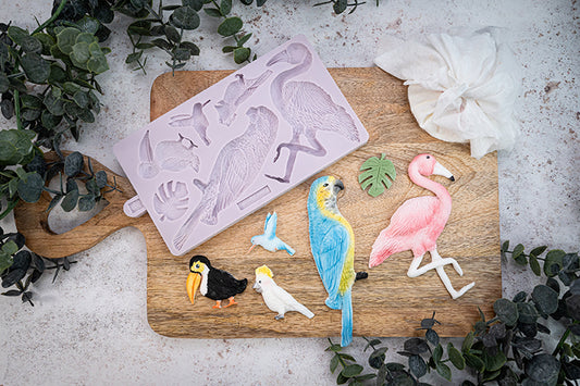 Tropical Birds Silicone Mould