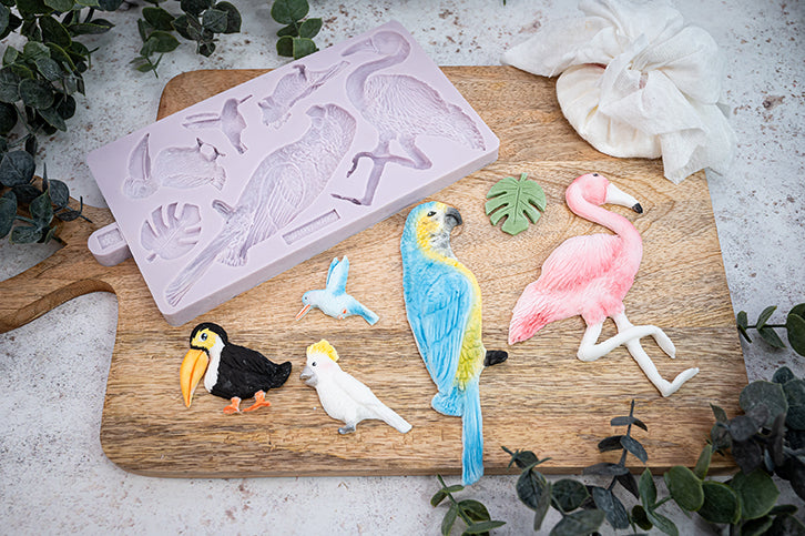 Tropical Birds Silicone Mould