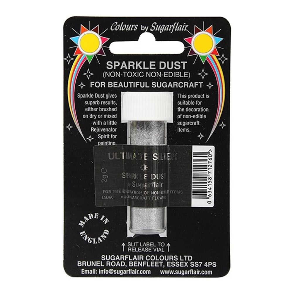 SUGARFLAIR (5 Colours) - Non-Toxic Sparkle Dust 2g