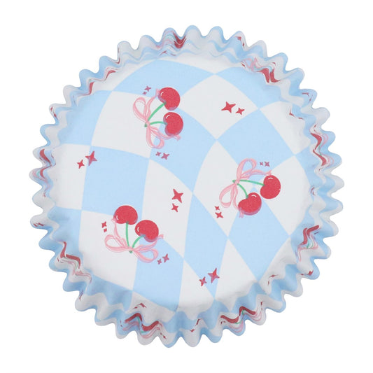 Vintage Foil-Lined Cupcake Cases - Tied with a Little Bow (Pack of 30)