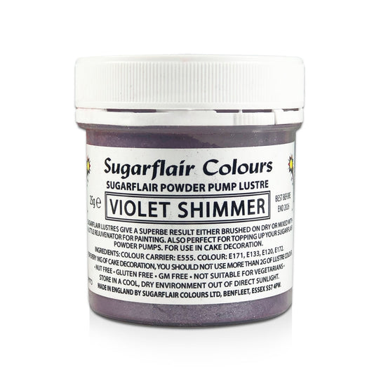 Violet Shimmer - Powder Pump Lustre Refill 25g