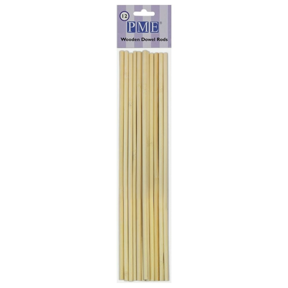 Wooden Dowels - Pack of 12