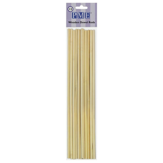 Wooden Dowels - Pack of 12