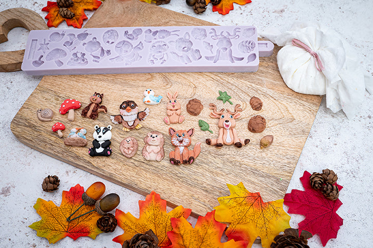 Woodland Animals Silicone Mould