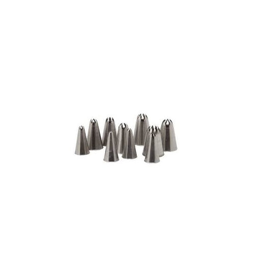 ATECO - Closed Star Tube Tip - 10 Piece Set