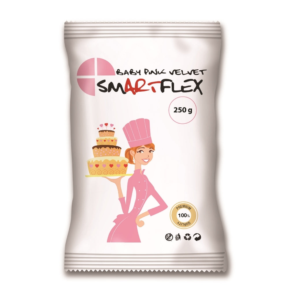 SMARTFLEX - Baby Pink Velvet Sugarpaste