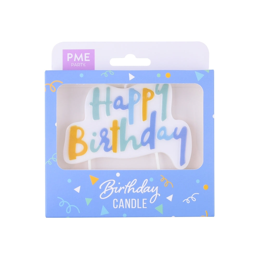 PME - Happy Birthday Candles (7 Colours)