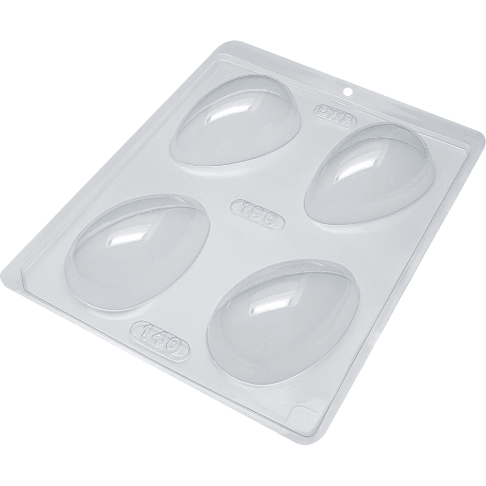 4 Cavity Chocolate Egg Mould