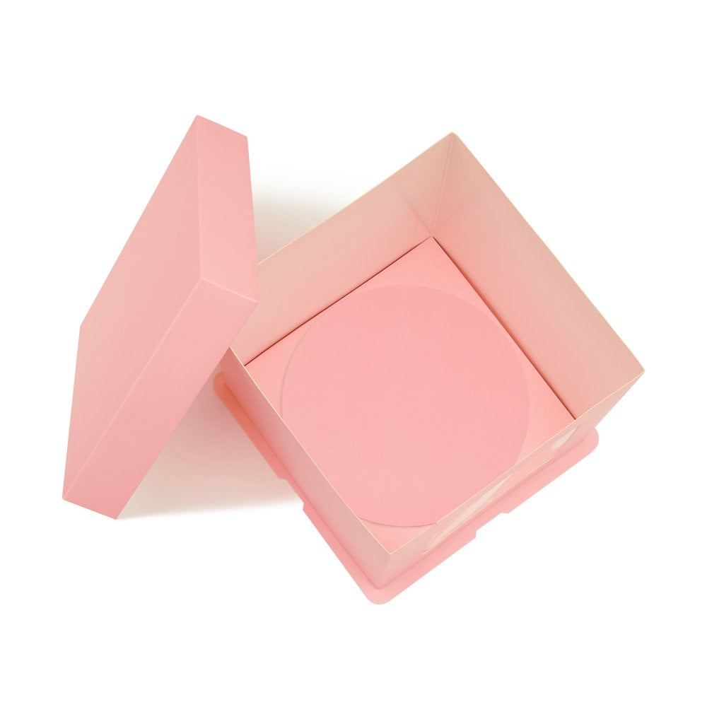 Baby Pink Tall Stylish Cake Box with Window