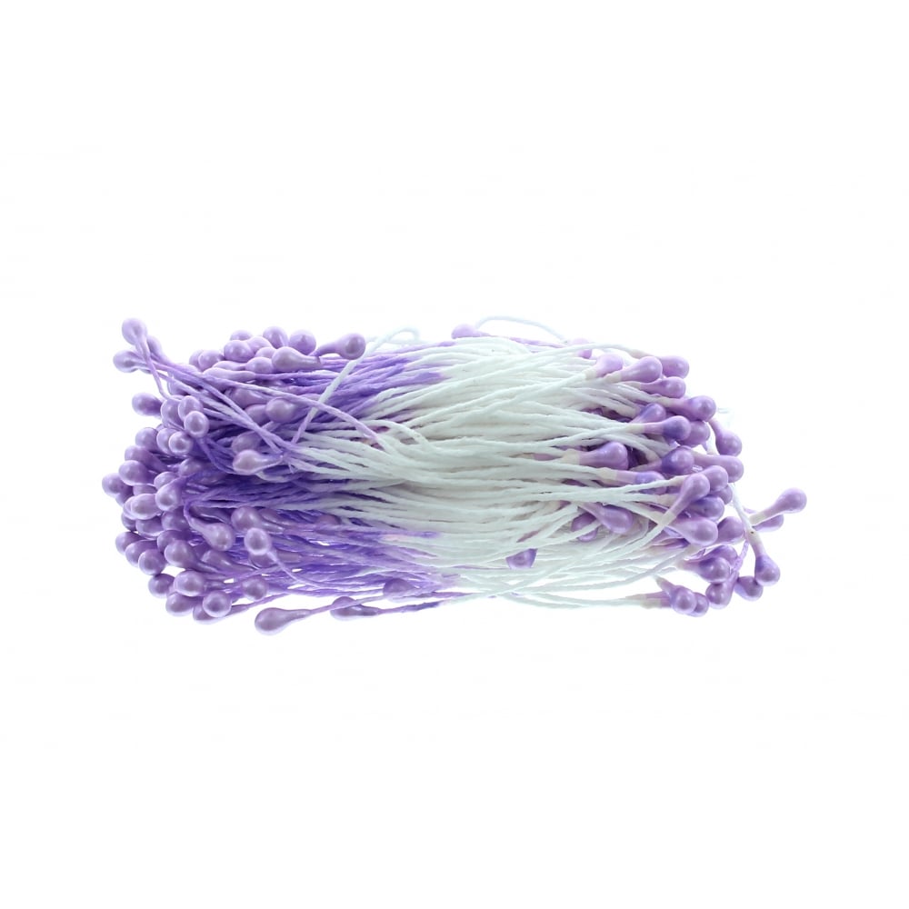 CAKE & CRAFT GROUP Lavender Double Ended Flower Stamens x 280