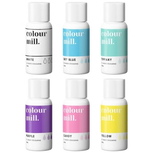 COLOUR MILL Rainbow Colours - Gift Set of 6 Oil Based Colouring