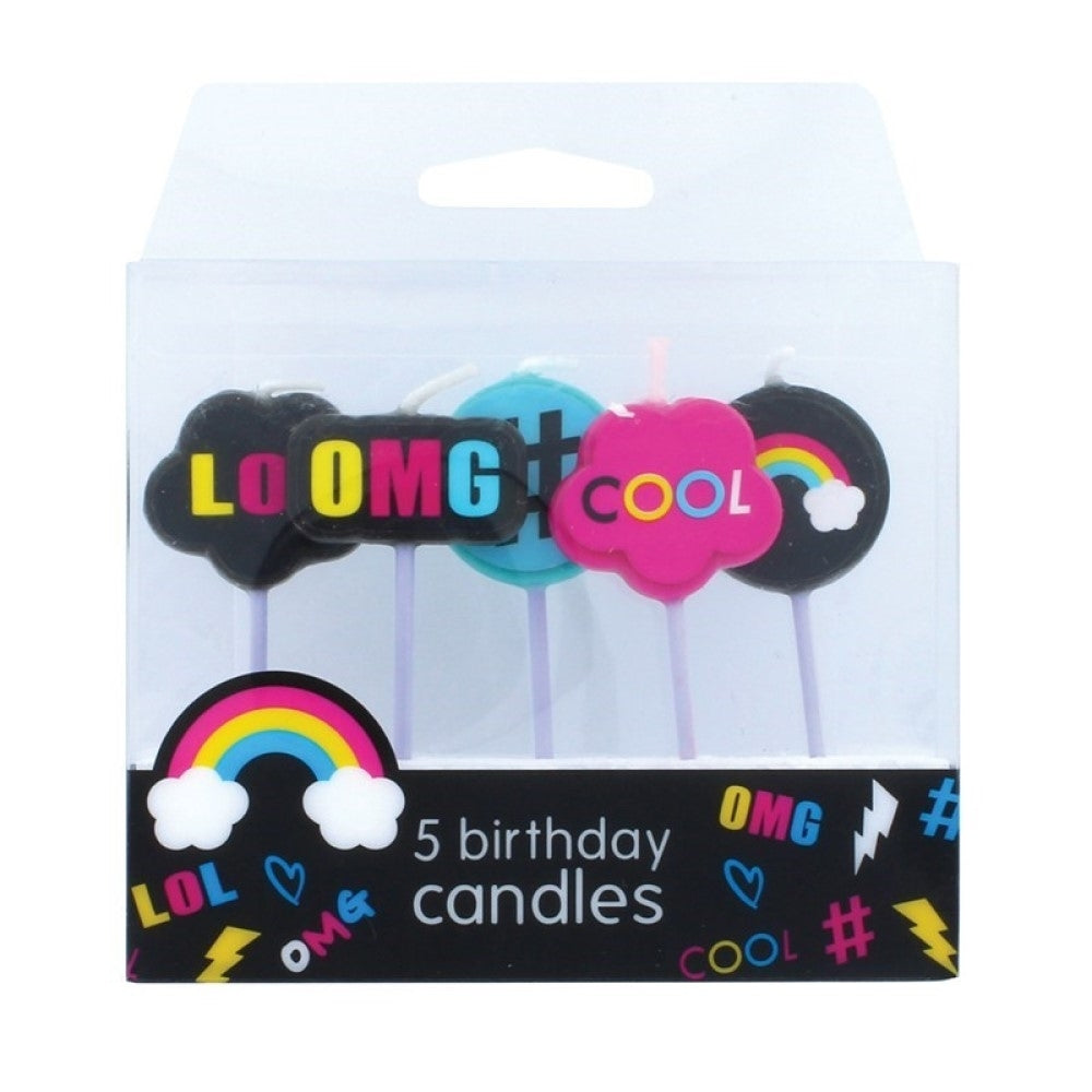 CULPITT - LOL Birthday Candles x 5