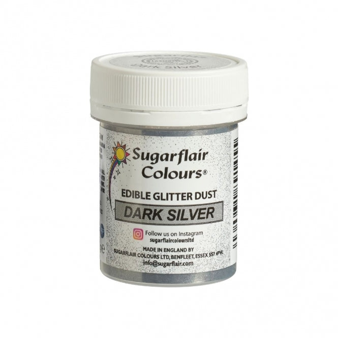 SUGARFLAIR - Edible Glitters Dust 10g (6 Colours)