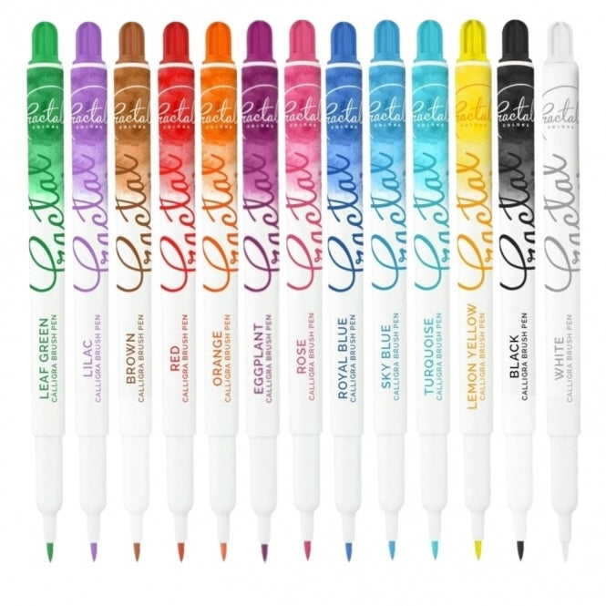 FRACTAL COLORS Calligra Edible Ink Brush Pens