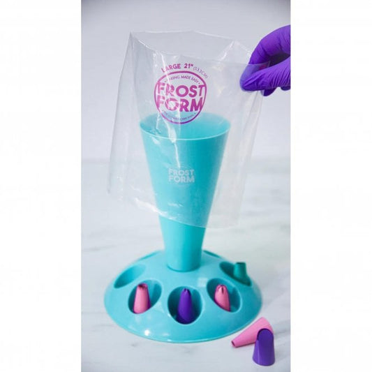 FROST FORM Frost Caddy - Piping Bag & Nozzle Stand (Nozzles not included)