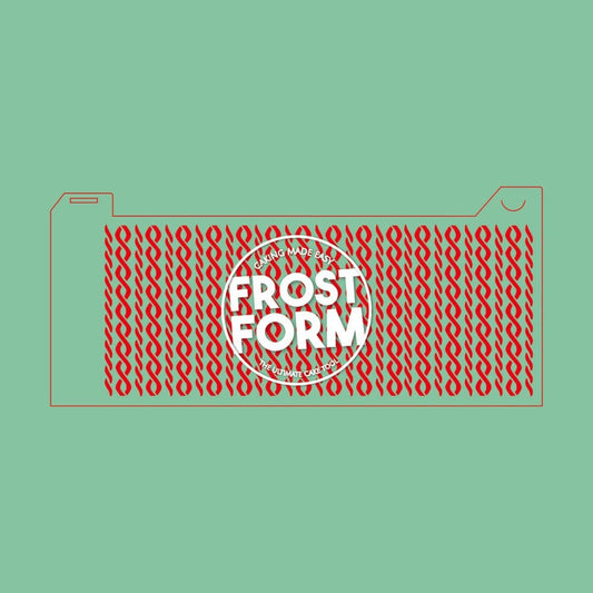 Frost Form- 6" Round Stencil - Knit