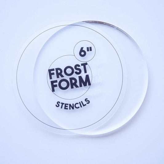 Frost Form- Stencil Liner & Former Base - 6" Round