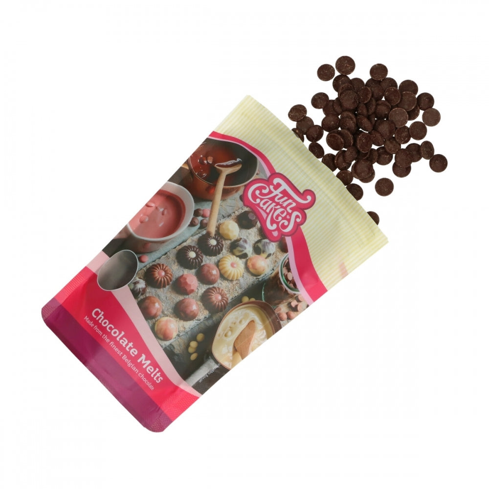 FUNCAKES Dark Chocolate Melts 350g