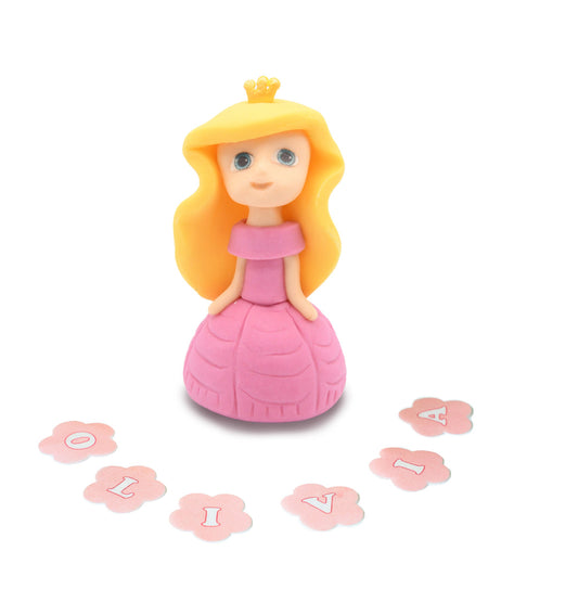 Blonde Princess Set- Edible Cake Topper