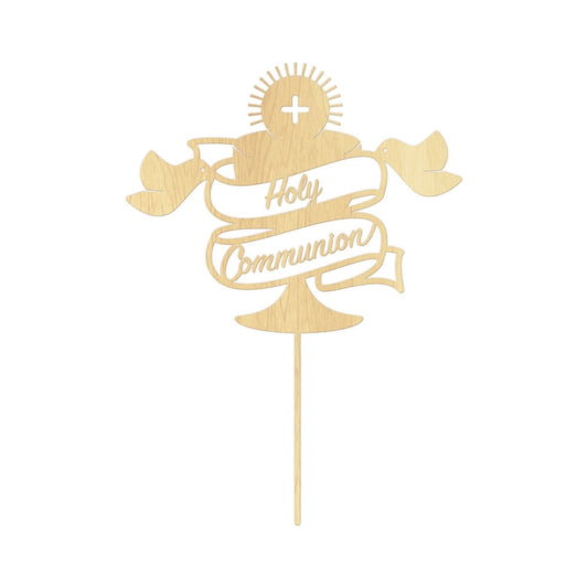 MAKE A WISH - Holy Communion Banner Cake Topper