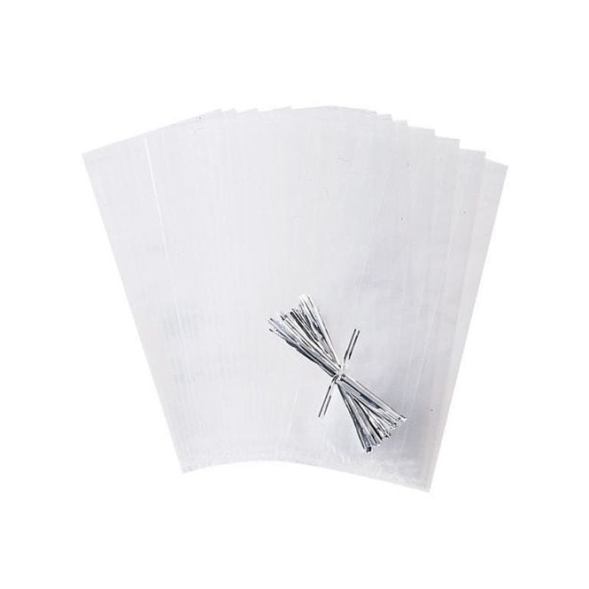 WILTON Clear Party Bags - Pack of 25