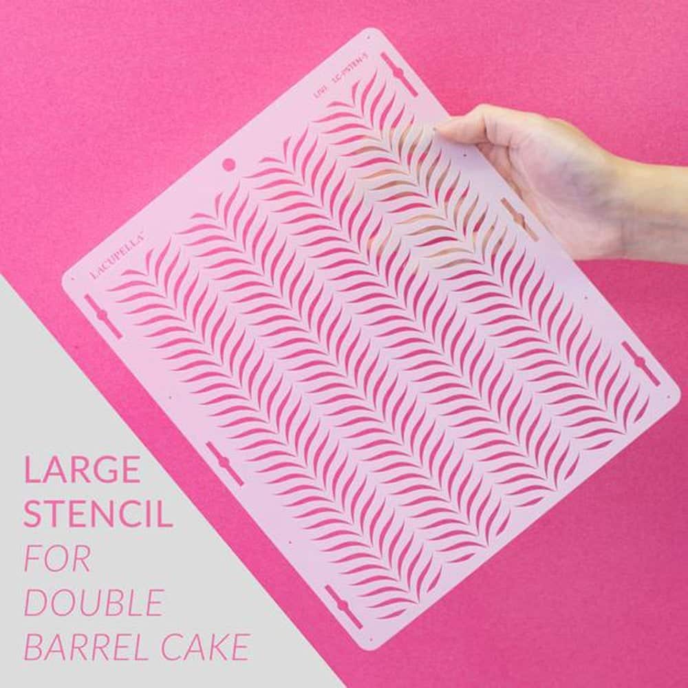 Lacupella Seamless Pattern Cake Stencil - FOLIA