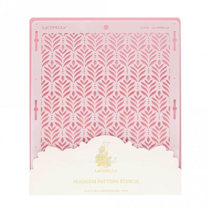 Lacupella Seamless Pattern Cake Stencil -PADDI