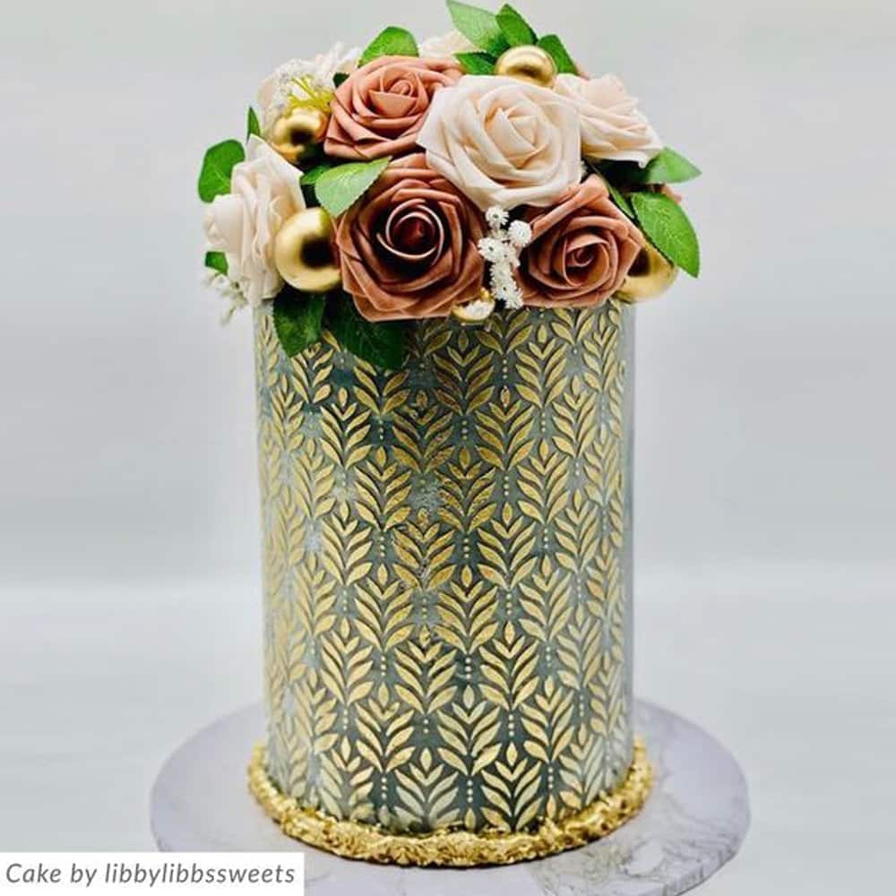 Lacupella Seamless Pattern Cake Stencil -PADDI