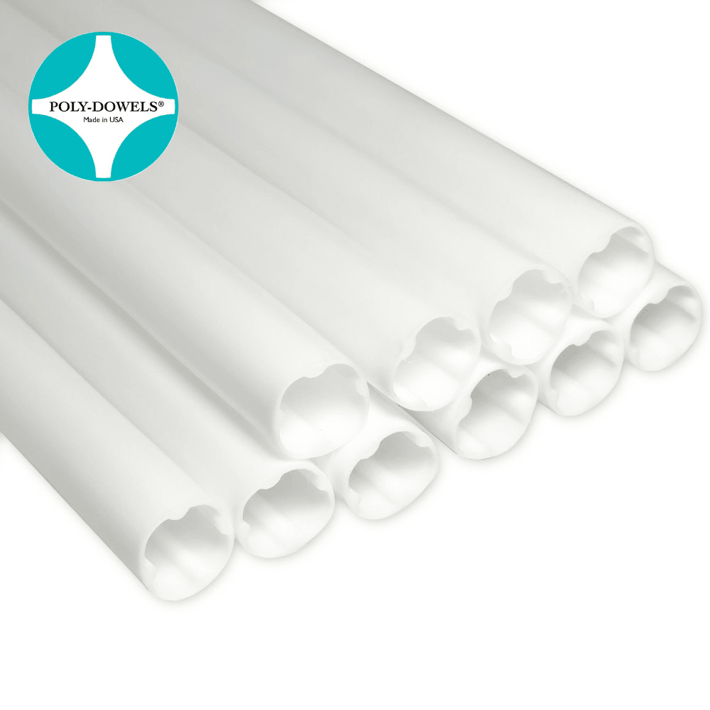 Large 16" White Cake Dowel