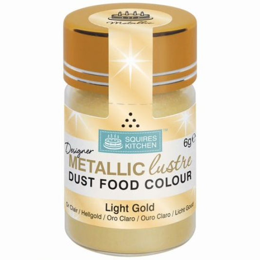 Squires Kitchen: Light Gold Designer Metallic Lustre Dust