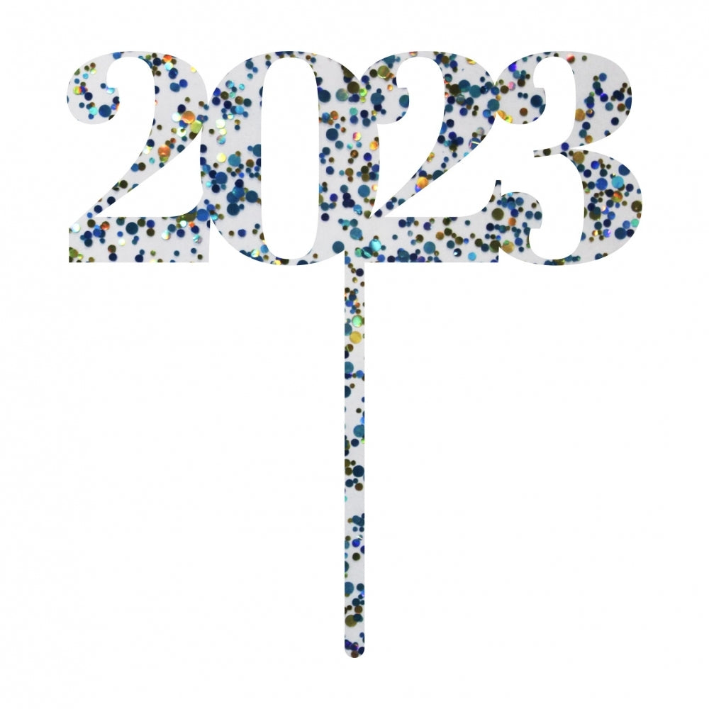 MAKE A WISH - 2023 New Year Cake Topper