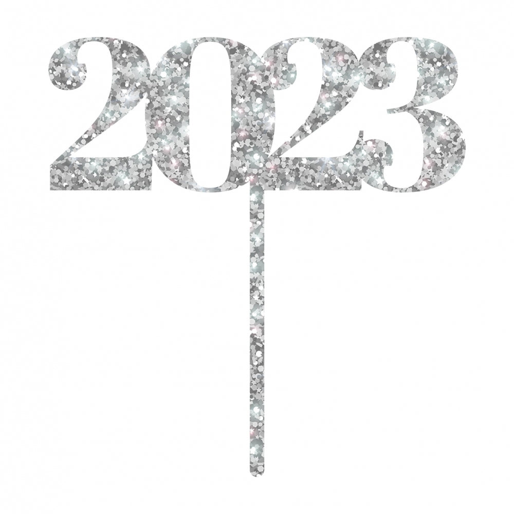 MAKE A WISH - 2023 New Year Cake Topper